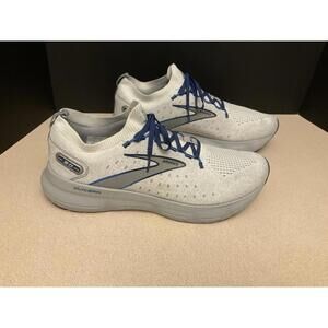 New! Men's Brooks Glycerin 20 Grey/Blue Running Shoes. Size 14D. Awesome Shoes!